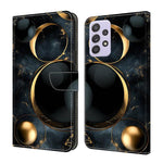 Custodia per telefono in ecopelle con effetto cristallo., For Samsung Galaxy A54 5G, For Samsung Galaxy A53 5G