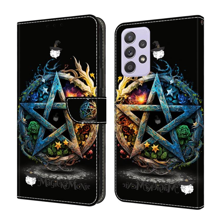 Custodia per telefono in ecopelle con effetto cristallo., For Samsung Galaxy A54 5G, For Samsung Galaxy A53 5G