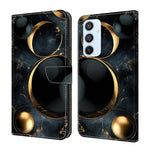 Custodia per telefono in ecopelle con effetto cristallo., For Samsung Galaxy A54 5G, For Samsung Galaxy A53 5G