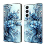 Custodia per telefono in ecopelle con effetto cristallo., For Samsung Galaxy A25 5G, For Samsung Galaxy A24 4G