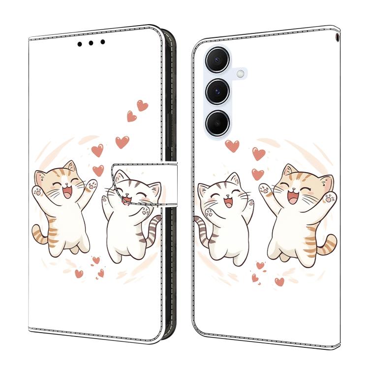 Custodia per telefono in ecopelle con effetto cristallo., For Samsung Galaxy A25 5G, For Samsung Galaxy A24 4G