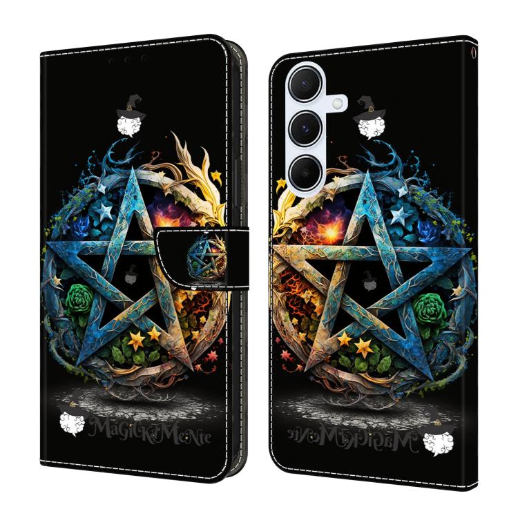 Custodia per telefono in ecopelle con effetto cristallo., For Samsung Galaxy A25 5G, For Samsung Galaxy A24 4G