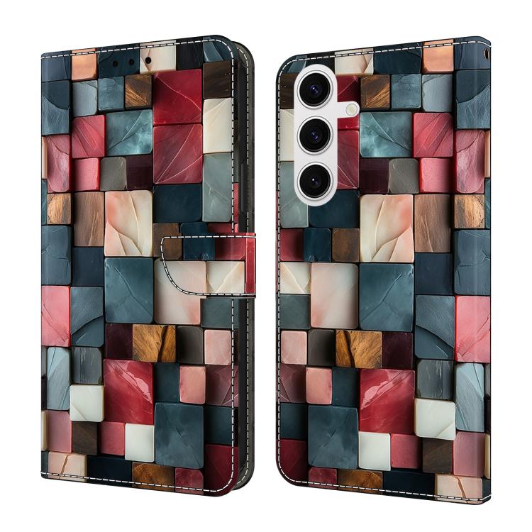 Custodia per telefono in ecopelle con effetto cristallo., For Samsung Galaxy S25 Edge 5G, For Samsung Galaxy S24 / S25 5G