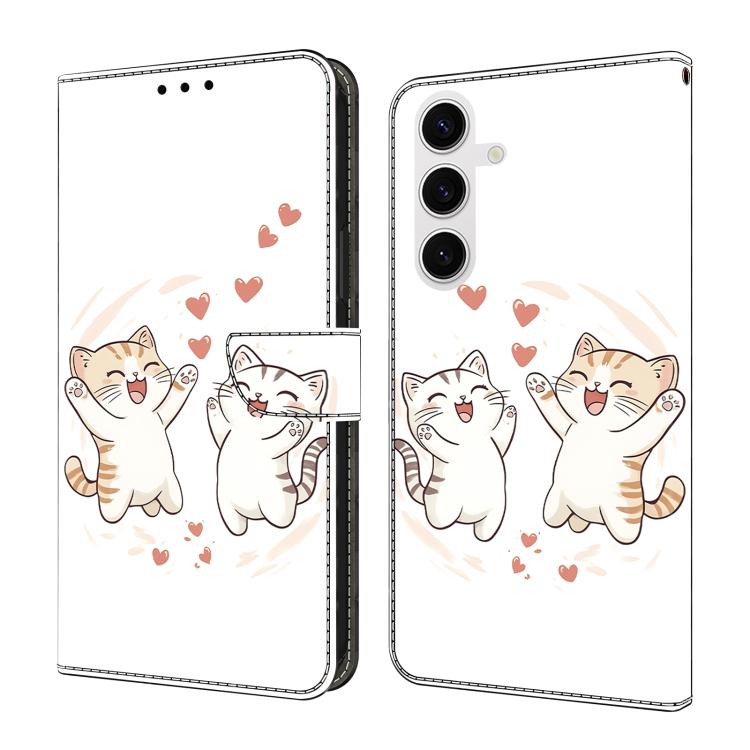 Custodia per telefono in ecopelle con effetto cristallo., For Samsung Galaxy S25 Edge 5G, For Samsung Galaxy S24 / S25 5G