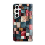 Custodia per telefono in ecopelle con effetto cristallo., For Samsung Galaxy S24+ / S25+ 5G, For Samsung Galaxy S25 Ultra 5G