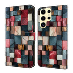 Custodia per telefono in ecopelle con effetto cristallo., For Samsung Galaxy S24 FE 5G, For Samsung Galaxy S24 Ultra 5G