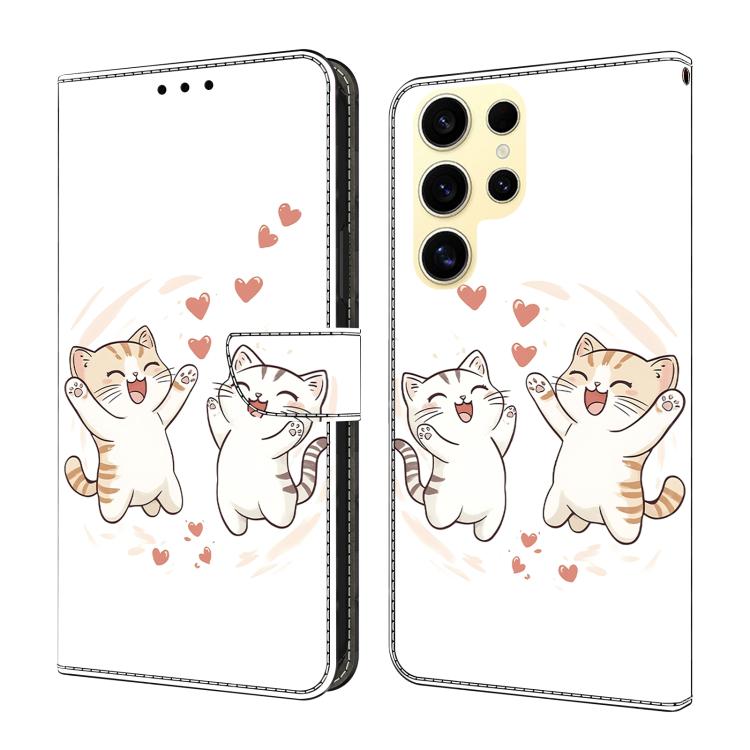 Custodia per telefono in ecopelle con effetto cristallo., For Samsung Galaxy S24 FE 5G, For Samsung Galaxy S24 Ultra 5G