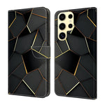 Custodia per telefono in ecopelle con effetto cristallo., For Samsung Galaxy S24 FE 5G, For Samsung Galaxy S24 Ultra 5G