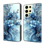 Custodia per telefono in ecopelle con effetto cristallo., For Samsung Galaxy S24+ / S25+ 5G, For Samsung Galaxy S25 Ultra 5G
