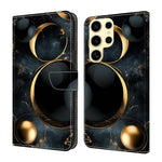 Custodia per telefono in ecopelle con effetto cristallo., For Samsung Galaxy S24+ / S25+ 5G, For Samsung Galaxy S25 Ultra 5G
