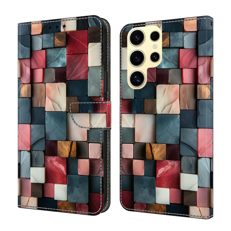 Custodia per telefono in ecopelle con effetto cristallo., For Samsung Galaxy S26+ 5G, For Samsung Galaxy S26 Ultra 5G