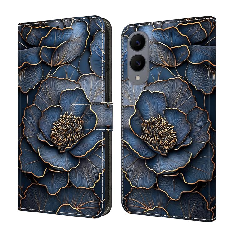 Custodia per telefono in ecopelle con effetto cristallo., For Samsung Galaxy S25 Edge 5G, For Samsung Galaxy S24 / S25 5G