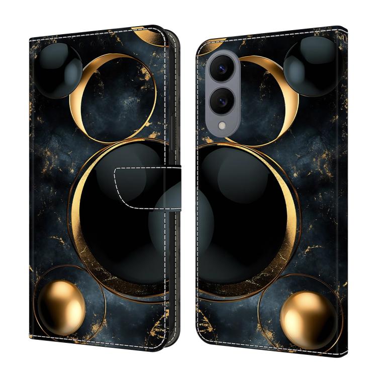 Custodia per telefono in ecopelle con effetto cristallo., For Samsung Galaxy S25 Edge 5G, For Samsung Galaxy S24 / S25 5G