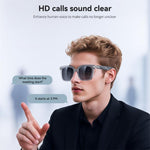 Occhiali intelligenti Yesido IO41 con Bluetooth, impermeabili IP54, chiamate HD e comfort audio a orecchio aperto., IO41