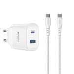 Set di caricabatterie rapido Yesido PD45W con doppia interfaccia USB e Type-C, EU Plug, UK Plug, US Plug