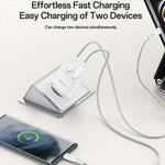 Set di caricabatterie rapido Yesido PD45W con doppia interfaccia USB e Type-C, EU Plug, UK Plug, US Plug