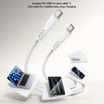 Set di caricabatterie rapido Yesido PD45W con doppia interfaccia USB e Type-C, EU Plug, UK Plug, US Plug