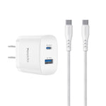 Set di caricabatterie rapido Yesido PD45W con doppia interfaccia USB e Type-C, EU Plug, UK Plug, US Plug