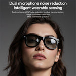 Occhiali intelligenti Yesido IO42 IP67 impermeabili con intelligenza artificiale, fotocamera HD, supporto multilingue, cancellazione del rumore con doppio microfono, design ergonomico., IO42