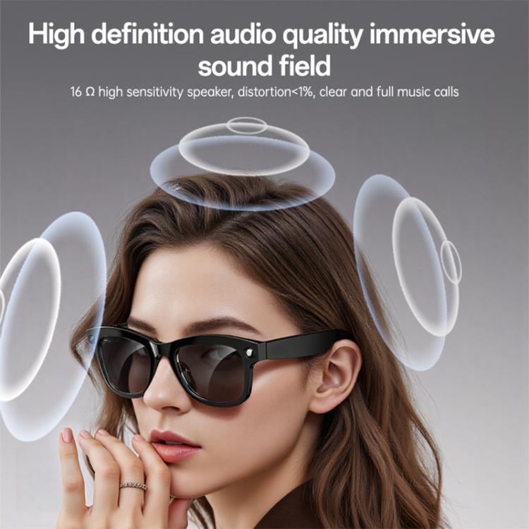Occhiali intelligenti Yesido IO42 IP67 impermeabili con intelligenza artificiale, fotocamera HD, supporto multilingue, cancellazione del rumore con doppio microfono, design ergonomico., IO42