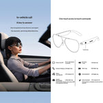 Occhiali audio intelligenti Yesido IO44, cuffie Bluetooth 5.4 a orecchio aperto / occhiali da sole polarizzati con microfono per viaggi e lavoro, IO44