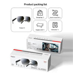 Occhiali audio intelligenti Yesido IO44, cuffie Bluetooth 5.4 a orecchio aperto / occhiali da sole polarizzati con microfono per viaggi e lavoro, IO44
