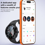 Smartwatch Yesido IO50 con auricolari TWS, smartwatch 2 in 1 compatibile con Bluetooth con custodia di ricarica, display HD da 1,46 pollici, NFC