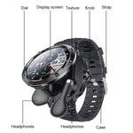 Smartwatch Yesido IO50 con auricolari TWS, smartwatch 2 in 1 compatibile con Bluetooth con custodia di ricarica, display HD da 1,46 pollici, NFC