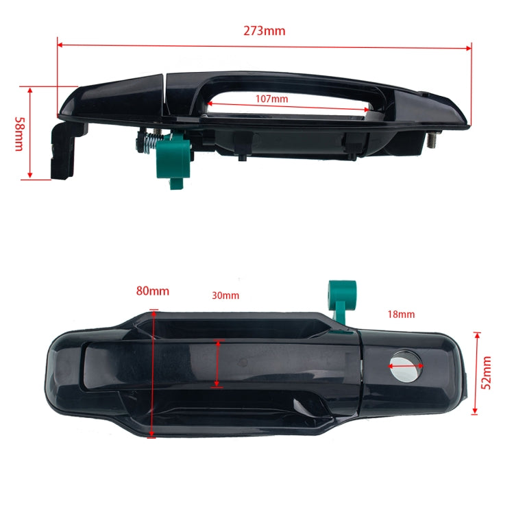 Maniglia esterna per porta anteriore sinistra auto 82650-3E010 per KIA Sorento 2003-2006, Left Front