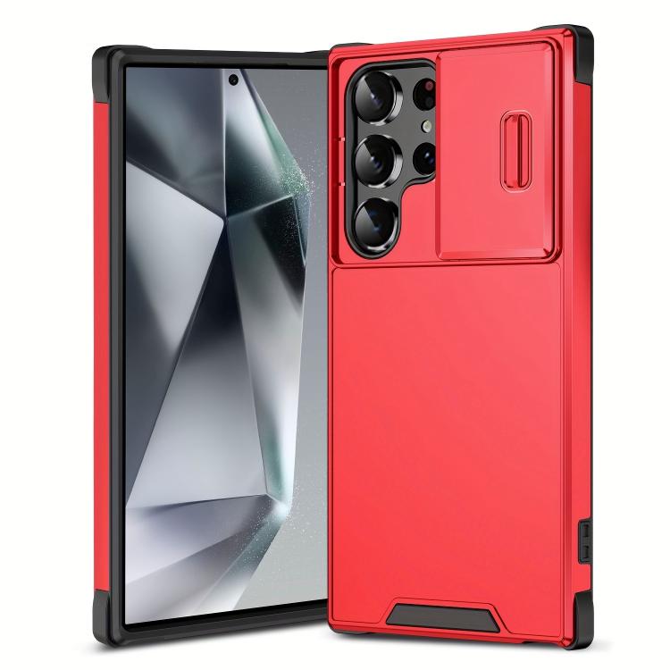 Custodia per telefono scorrevole in TPU + PC con protezione per fotocamera., For Samsung Galaxy S25+ 5G, For Samsung Galaxy S25 Ultra 5G