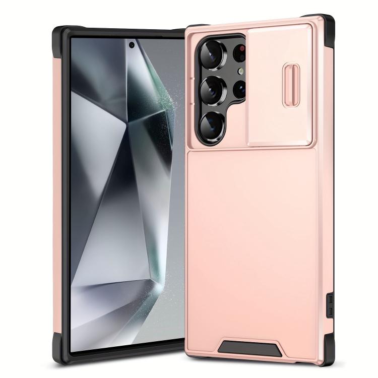 Custodia per telefono scorrevole in TPU + PC con protezione per fotocamera., For Samsung Galaxy S25+ 5G, For Samsung Galaxy S25 Ultra 5G