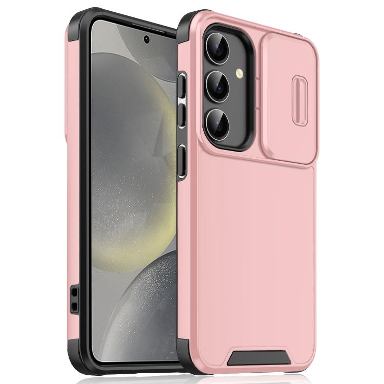 Custodia per telefono scorrevole in TPU + PC con protezione per fotocamera., For Samsung Galaxy S26+ 5G, For Samsung Galaxy S26 Ultra 5G, For Samsung Galaxy S26 5G, For Samsung Galaxy S25 5G