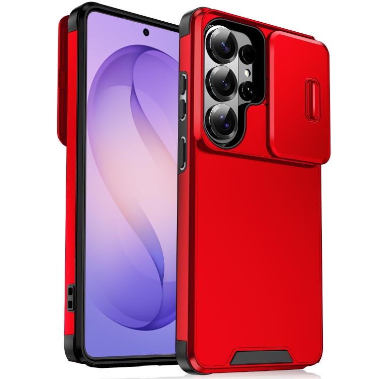 Custodia per telefono scorrevole in TPU + PC con protezione per fotocamera., For Samsung Galaxy S26+ 5G, For Samsung Galaxy S26 Ultra 5G, For Samsung Galaxy S26 5G, For Samsung Galaxy S25 5G