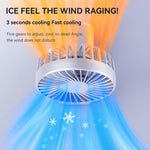 Ventilatore portatile pieghevole S1 Ice Feel con display LED