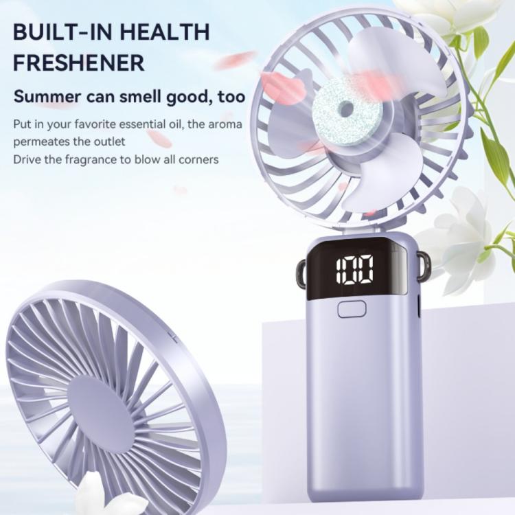 Ventilatore portatile pieghevole S1 Ice Feel con display LED