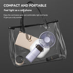 Ventilatore portatile pieghevole S1 Ice Feel con display LED