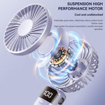 Ventilatore portatile pieghevole S1 Ice Feel con display LED
