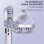 Ventilatore portatile pieghevole S1 Ice Feel con display LED