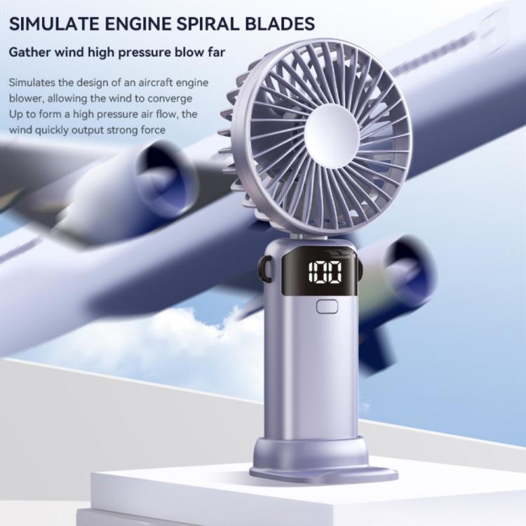Ventilatore portatile pieghevole S1 Ice Feel con display LED