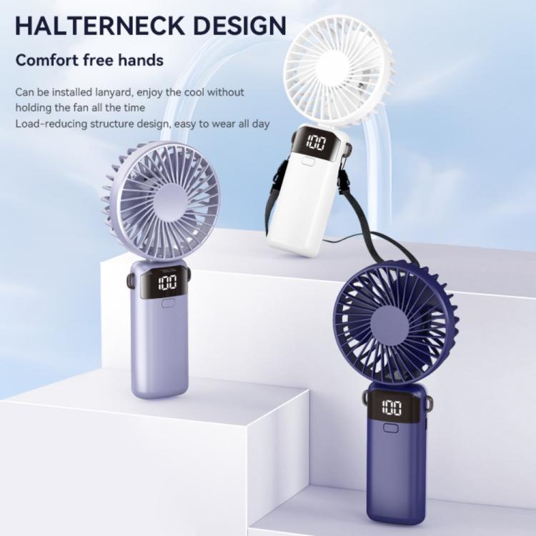 Ventilatore portatile pieghevole S1 Ice Feel con display LED