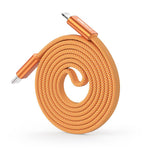 Cavo dati DUX DUCIS AUTO Serie 27W da Type-C a 8 pin con rivestimento magnetico in nylon intrecciato, lunghezza: 1 m, Type-C to 8 Pin