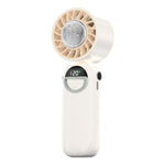Ventilatore portatile da collo pieghevole con display LED