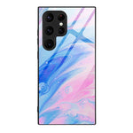 Custodia protettiva per telefono in vetro con motivo marmorizzato, For Samsung Galaxy S26+ 5G, For Samsung Galaxy S26 Ultra 5G, For Samsung Galaxy S26 5G
