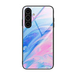 Custodia protettiva per telefono in vetro con motivo marmorizzato, For Samsung Galaxy S26+ 5G, For Samsung Galaxy S26 Ultra 5G, For Samsung Galaxy S26 5G