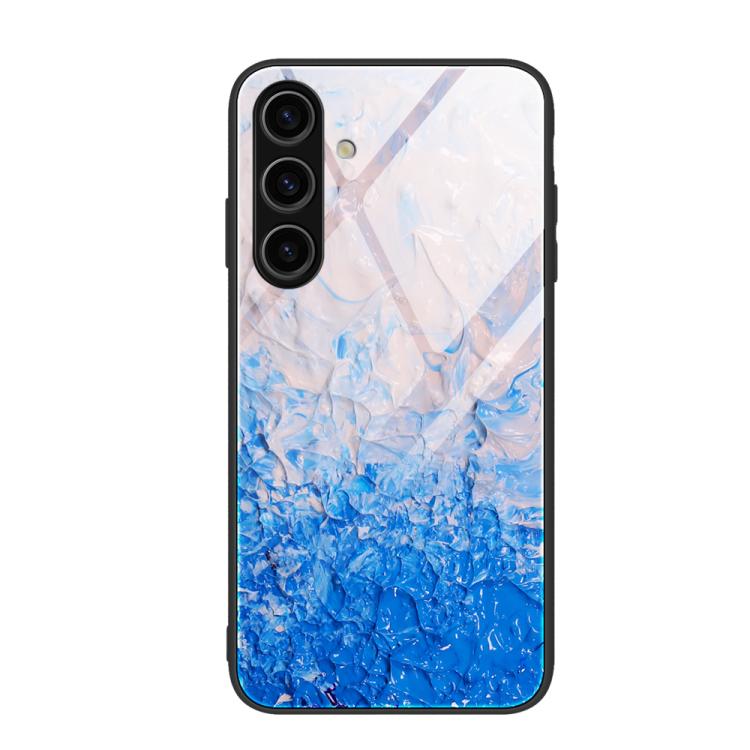 Custodia protettiva per telefono in vetro con motivo marmorizzato, For Samsung Galaxy S26+ 5G, For Samsung Galaxy S26 Ultra 5G, For Samsung Galaxy S26 5G