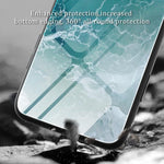 Custodia protettiva per telefono in vetro con motivo marmorizzato, For Samsung Galaxy S26+ 5G, For Samsung Galaxy S26 Ultra 5G, For Samsung Galaxy S26 5G