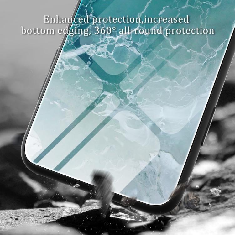 Custodia protettiva per telefono in vetro con motivo marmorizzato, For Samsung Galaxy S26+ 5G, For Samsung Galaxy S26 Ultra 5G, For Samsung Galaxy S26 5G