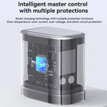Kit caricabatterie rapido Yesido PD35W Type-C, USB con cavo da Type-C a Type-C, US Plug, EU Plug, UK Plug