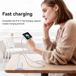 Set di caricabatterie rapido Yesido YC107 PD35W con porta singola USB-C/Type-C e cavo da Type-C a Type-C., YC107