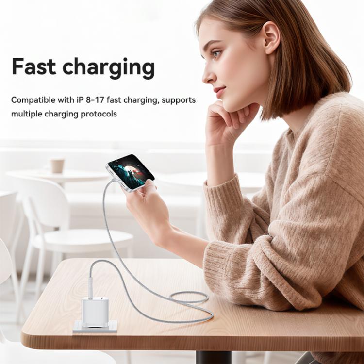 Set di caricabatterie rapido Yesido YC107 PD35W con porta singola USB-C/Type-C e cavo da Type-C a Type-C., YC107